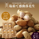 【ふるさと納税】先行予約 国産 塩茹で落花生 300 g × 5 パック 2025年9月下旬より順次発送