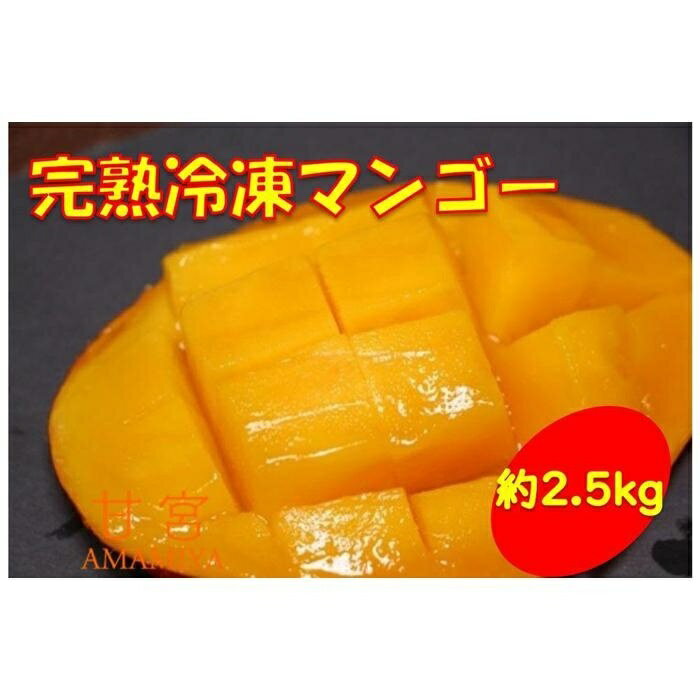 【ふるさと納税】鹿児島県産 冷凍 マンゴー 2.5kg | 