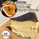 【ふるさと納税】南大隅町産 パッションフルーツ で作る リリコイ バスクチーズケーキ | スイーツ チーズケーキ ケーキ パッションフルーツ リリコイ 冷凍 菓子 おかし 食品 人気 おすすめ 送…