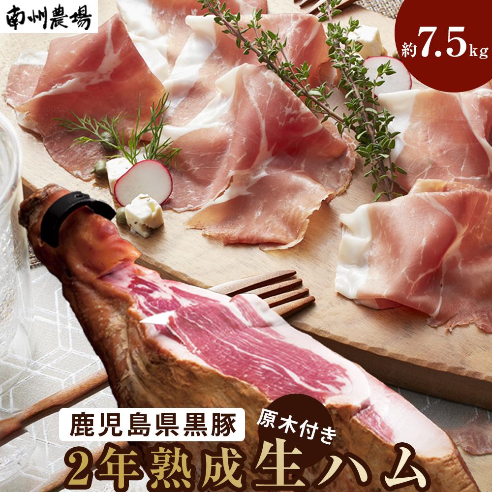 生ハム 熟成 骨付き 鹿児島黒豚 | 骨付き生ハム 2年熟成 黒豚 肉 お肉 にく 食品 人気 おすすめ 送料無料 ギフト クリスマス Xmas パーティー