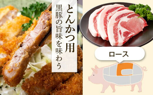 【ふるさと納税】特選黒豚焼肉・トンカツ・黒豚焼豚2個セット