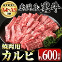 【ふるさと納税】鹿児島県産黒毛和牛カルビ焼肉用(約600g) 鹿児島 国産 九州産 黒毛和牛 牛肉 カルビ 和牛日本一 牛肉専門店 A4 A5 等級 焼肉 バーベキュー BBQ ギフト 贈答【新村畜産】