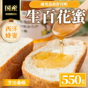 国産西洋蜂蜜 生百花蜜(550g) 国産 鹿児島県産 蜂蜜 はちみつ ハチミツ ギフト プレゼント 贈答 家庭用