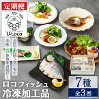 【ふるさと納税】＜定期便・全3回＞漁師厳選！ロコフィッシュ(地魚) 冷凍加工品7種セット 地魚 魚 お魚 冷凍 加工品 未利用魚 低利用魚 届くまでのお楽しみ 【昌徳丸】