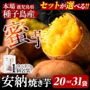 【ふるさと納税】<先行予約受付中!2025年12月初旬頃より順次発送予定><セット内容が選べる!>本場種子島産 冷凍安納焼き芋(食べきり1個パック20袋 or 31袋) 国産 種子島 安納芋 安納いも 芋 イモ いも お菓子 スイーツ 菓子 おやつ 小分け【種子島安納株式会社】