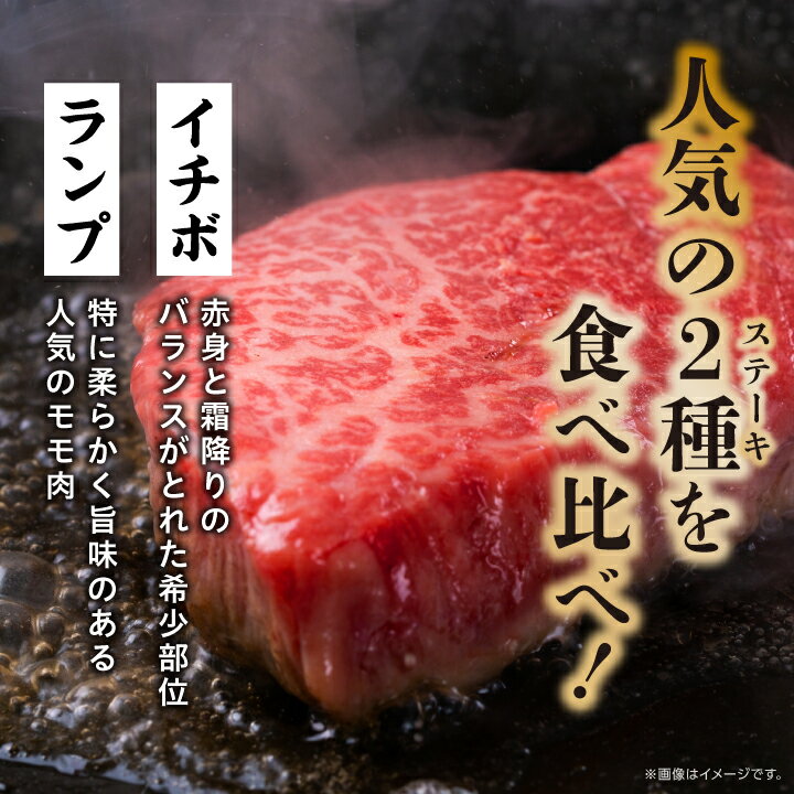 【ふるさと納税】 黒毛姫牛 ランプ ・ イチボ ステーキ セット 各 120g × 3枚 A4 未経産 希少部位 詰め合わせ 黒毛和牛 牛 牛肉 グルメ お取り寄せ 人気 おすすめ ギフト お中元 返礼品 南種子町 鹿児島 かごしま 送料無料 【Kitchen 姫ファーム】