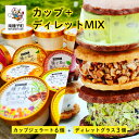 【ふるさと納税】 カップ+ディレットMIX ( カップジェラート6個+ディレットグラス3個 ) ジェラート アイス スイーツ おやつ お菓子 食品 グルメ お取...