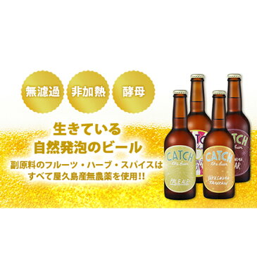 【ふるさと納税】【定期便12ヶ月】屋久島・地ビール Catch the Beerおまかせビール4種12本セット|鹿児島 屋久島 ふるさと納税 ふるさと 納税 地ビール 瓶ビール ビール 12本 飲み比べセット 飲み比べ セット 詰め合わせ ビール ギフト キャッチザビール 定期便 頒布会