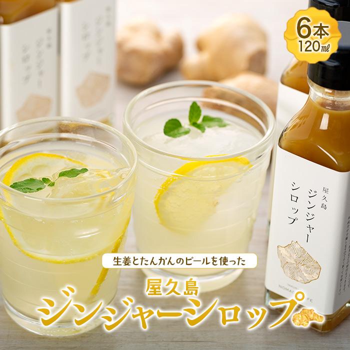 6位! 口コミ数「0件」評価「0」屋久島ジンジャーシロップ 小(120ml)×6本セット | 鹿児島県 屋久島町 鹿児島 屋久島 支援品 ふるさと 納税 支援 返礼品 お取り･･･ 