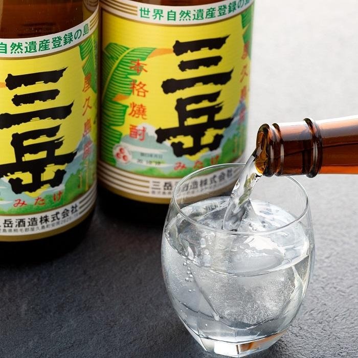 【ふるさと納税】【定期便3か月】三岳1.8L×2本 | 芋焼酎 屋久島 鹿児島 三岳酒造 お取り寄せ 本格焼酎 芋 本格芋焼酎 お酒 地酒 1800ml ご当地 3回