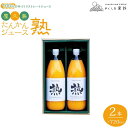 【ふるさと納税】【先行予約】屋久島たんかんジュース 熟 720ml 2本＜100％の手づくりストレートジュース＞ | たんかん タンカン 100％ ストレートジュース 国産 果物 くだもの フルーツ 手作…