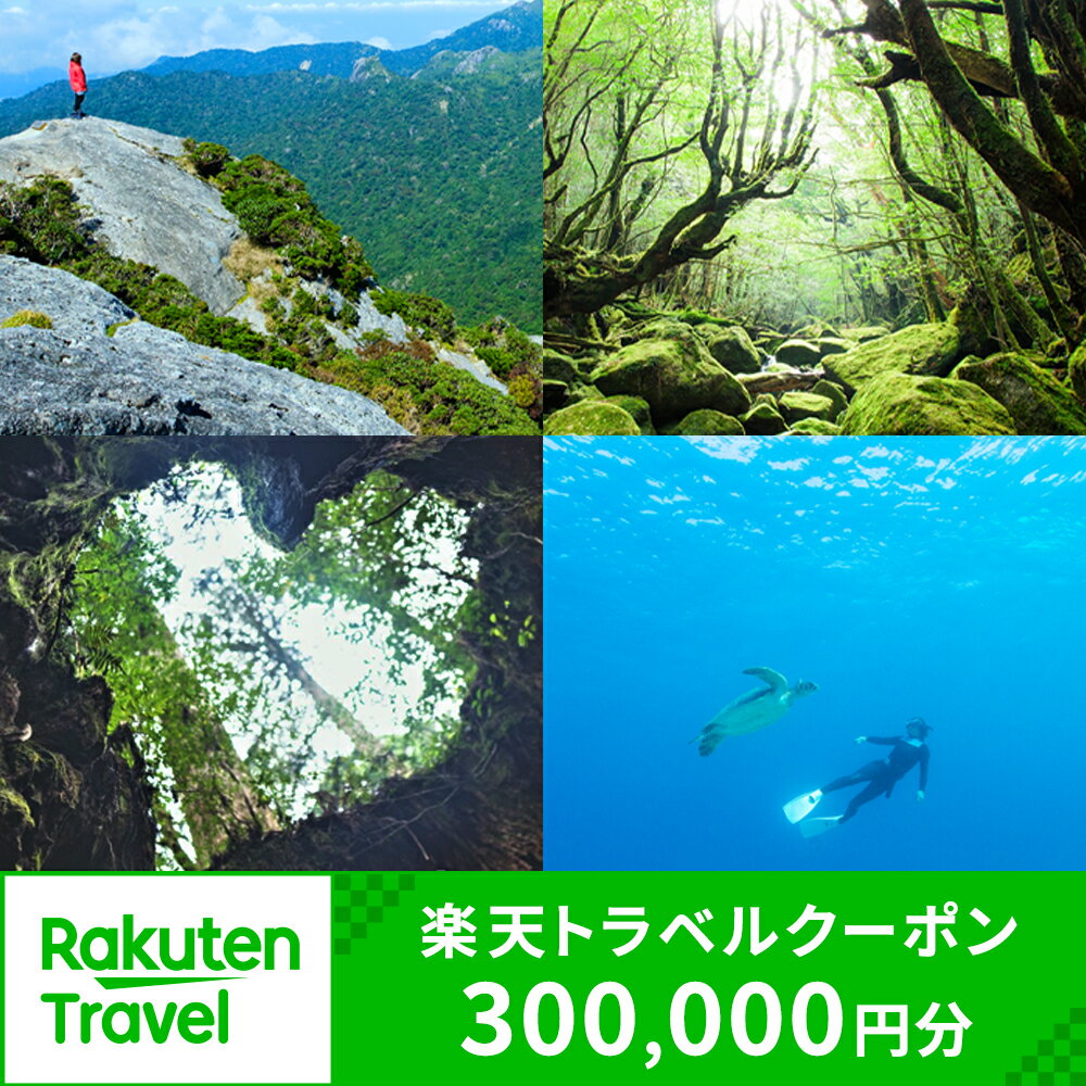 鹿児島県屋久島町の対象施設で使える楽天トラベルクーポン 寄付額1,000,000円