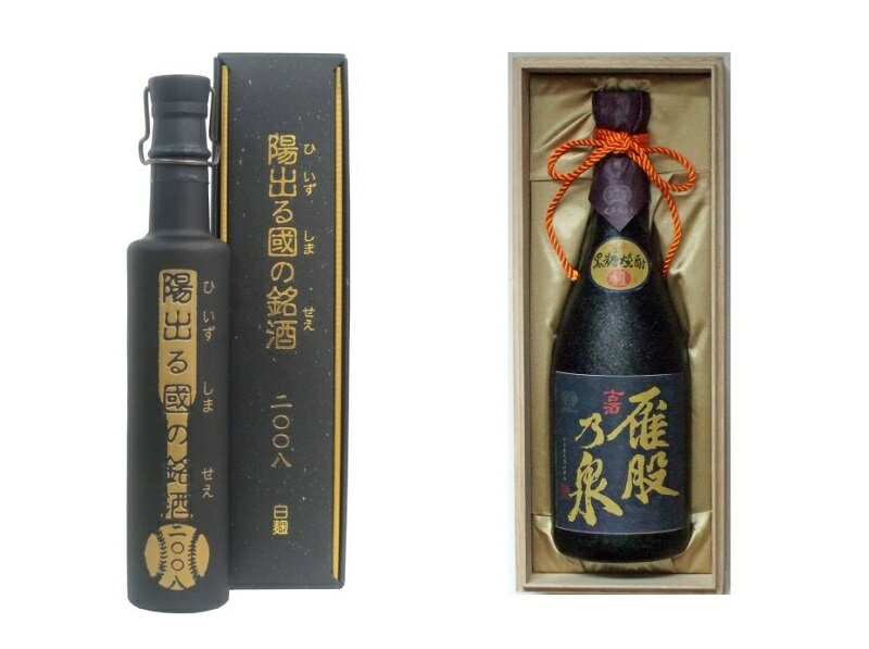 g-10【ふるさと納税】黒糖焼酎2本セット（陽出る國の銘酒・雁股乃泉）