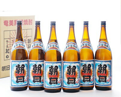 9位! 口コミ数「1件」評価「5」黒糖焼酎「朝日」30％・1800ml(一升瓶)×6本セット