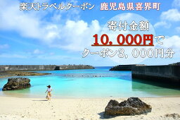 【ふるさと納税】 鹿児島県喜界町の対象施設で使える楽天トラベルクーポン 寄付額10,000円