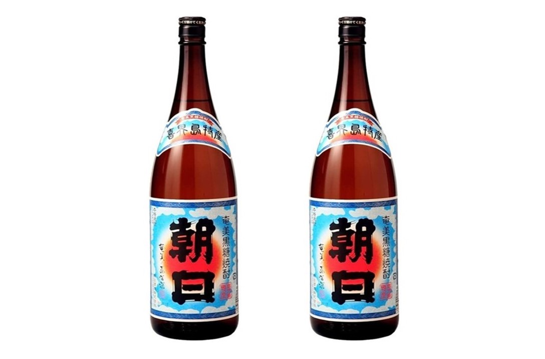 【ふるさと納税】【黒糖焼酎】朝日(30度)　一升瓶(1800ml)×2本セット【朝日酒造】