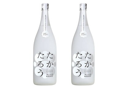 【黒糖焼酎】たかたろう(25度)　一升瓶(1800ml)×2本セット【朝日酒造】