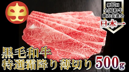 【うしの中山】 霜降り うす切り しゃぶしゃぶ すき焼き 用 500g【日付指定不可】