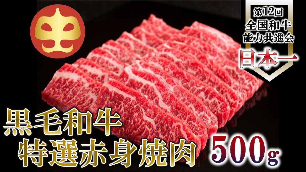 [うしの中山] 赤身 焼肉 用500g[日付指定不可]