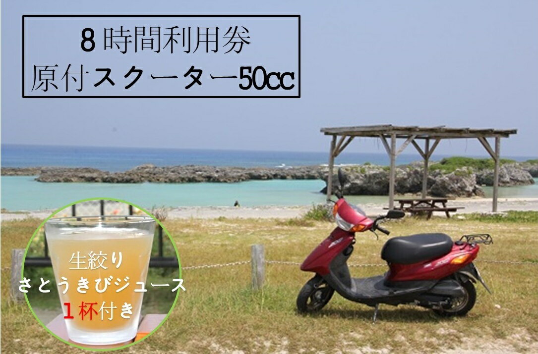 『レンタルバイク』8時間利用券原付スクーター50cc