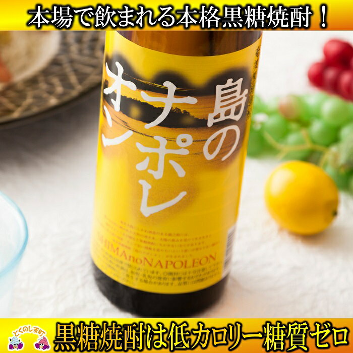 【ふるさと納税】奄美本格黒糖焼酎　島のナポレオン　96本セット