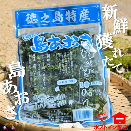 《期間限定》新鮮！煌きの海からの恵み！島あおさ（1袋）【ポストイン配送】( アオサ のり 海苔 海産物 お味噌汁 食材 海 新鮮 徳之島 奄美 鹿児島 美味しい )