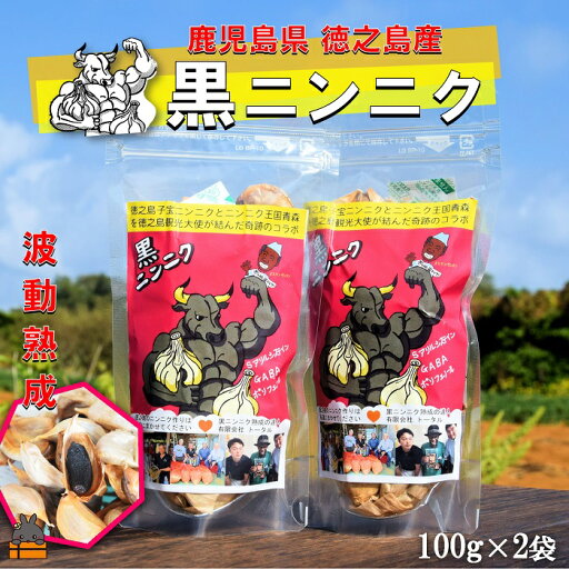 【ふるさと納税】こだわりの波動熟成! 鹿児島県徳之島産黒ニンニク(100g×2袋) ( にんにく ニンニク 熟成 GABA ポリフェノール Sアリルシスティン 健康食品 元気 長寿 徳之島 奄美 鹿児島 世界自然遺産 奄美海援隊 ) 【ふるさと納税】こだわりの波動熟成! 鹿児島県徳之島産黒ニンニク(100g×2袋) ( にんにく ニンニク 熟成 GABA ポリフェノール Sアリルシスティン 健康食品 元気 長寿 徳之島 奄美 鹿児島 世界自然遺産 奄美海援隊 )