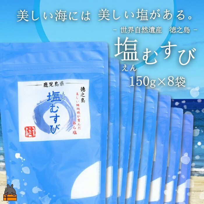 〜珊瑚礁が育んだ恵み〜徳之島の自然そのままの塩(8袋)