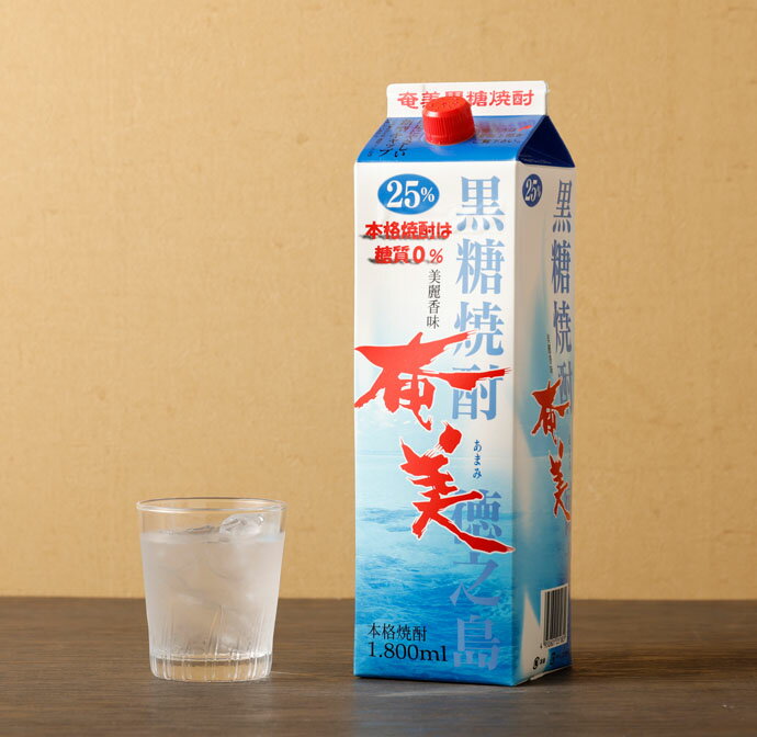 【ふるさと納税】【鹿児島徳之島】黒糖焼酎 奄美 1800ml×30本セット 25度 奄美酒類 紙パック 計54L