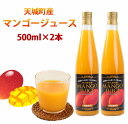 5位! 口コミ数「0件」評価「0」徳之島 天城町 完熟果汁 徳之島産 宝果樹園のマンゴージュース 500ml×2本セット 合計1L 果実 くだもの マンゴー フルーツ ジュー･･･ 