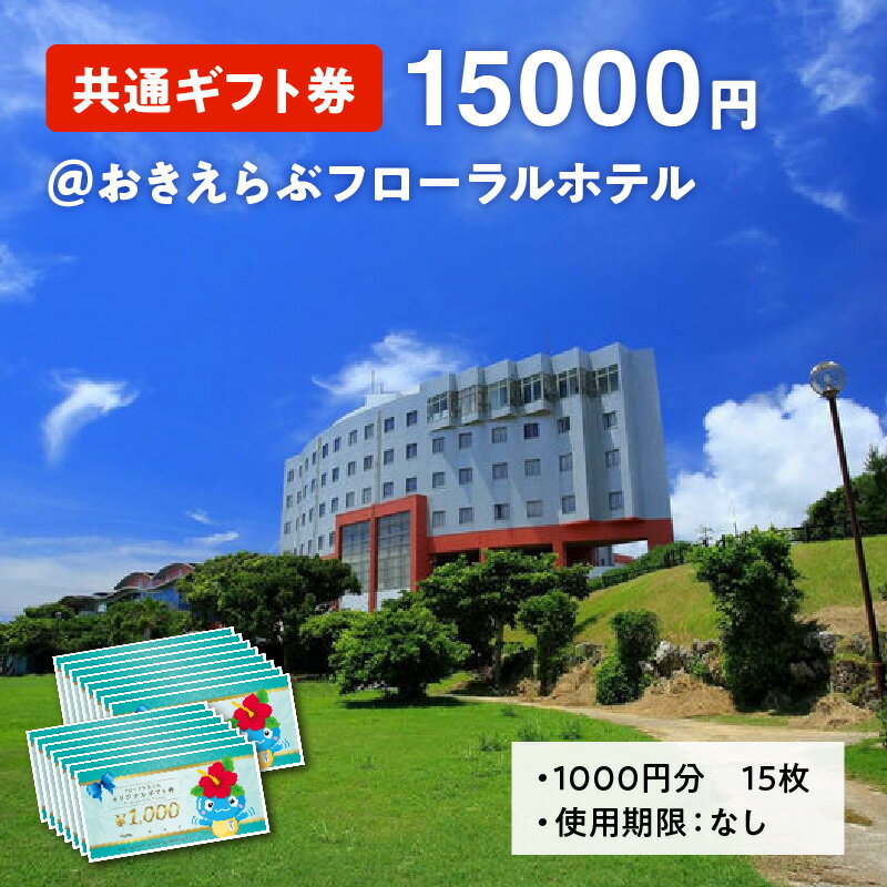 【ふるさと納税】共通ギフト券15000円＠おきえらぶフローラルホテルその2