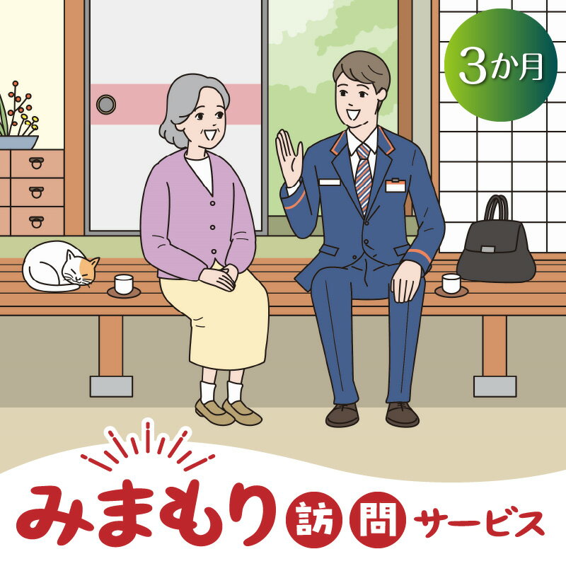 みまもり 訪問 サービス 3か月 毎月1回 直接訪問 生活状況を確認 鹿児島県 知名町 日本郵便 送料無料