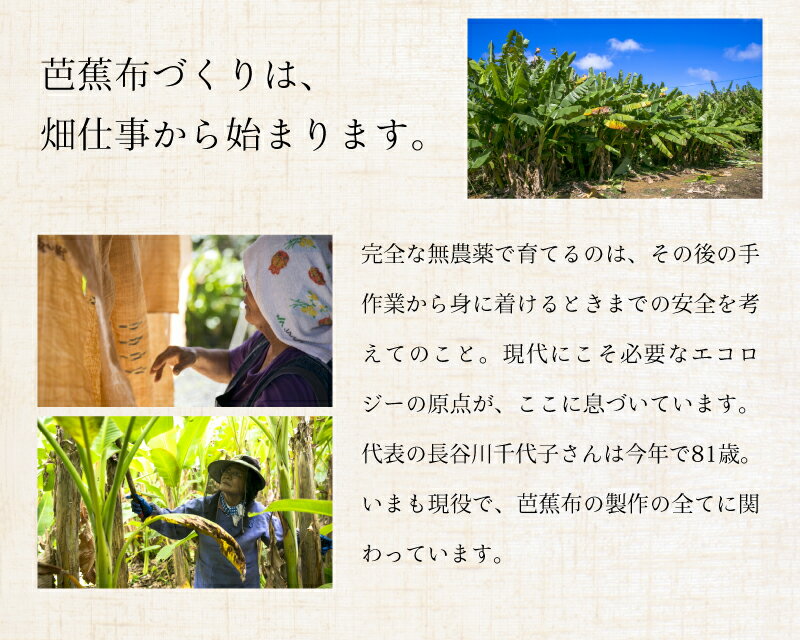 【ふるさと納税】芭蕉布ポケットチーフ1