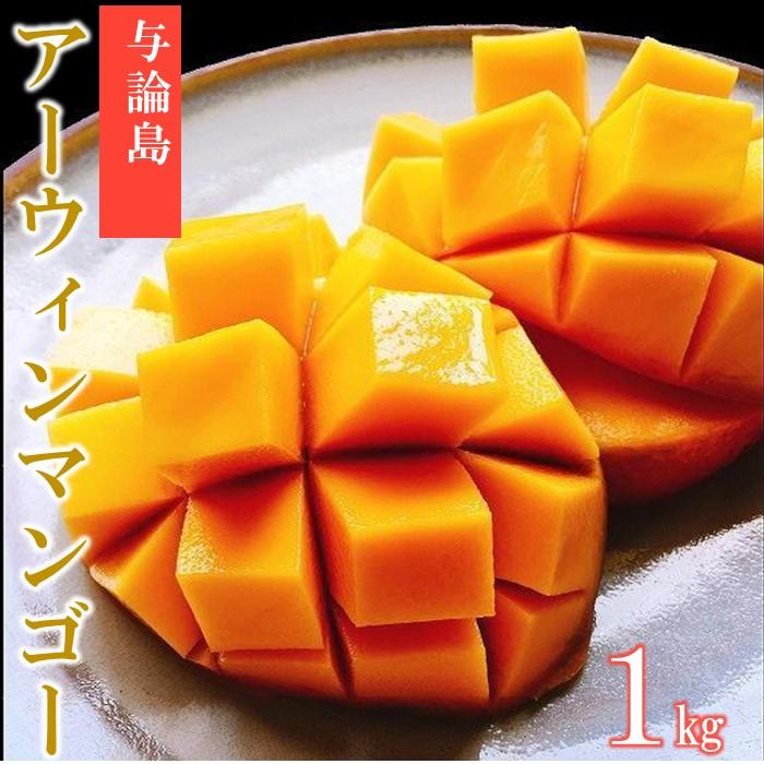 〔先行予約〕完熟アーウィンマンゴー1.0kg（2～3個）南の島ヨロンから田畑農園がお届け！〔数量限定〕 | マンゴー アーウィン フルーツ 果物 くだもの 食品 人気 おすすめ ご当地 送料無料 鹿児島県 与論町 与論島 ヨロン