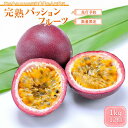 【ふるさと納税】≪2025年発送≫ 先行予約 完熟 パッションフルーツ 1.0kg ( 12個 ) 数量限定 与論島 田畑農園 | 先行受付 パッションフルーツ...