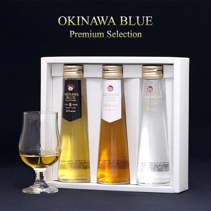 1位! 口コミ数「1件」評価「5」飲み比べ 3本 × 100ml ( OKINAWA ISLAND BLUE 3種 )｜酒 ウイスキー ライスウイスキー | ウイスキー ライ･･･ 