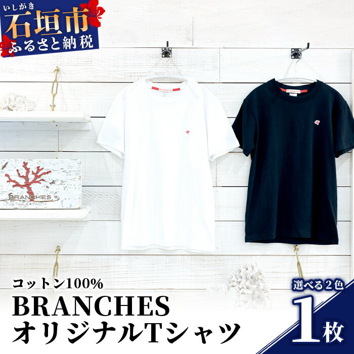 【ふるさと納税】BRANCHES Tシャツ【カラー:ホワイト】【サイズ:Sサイズ】KB-91