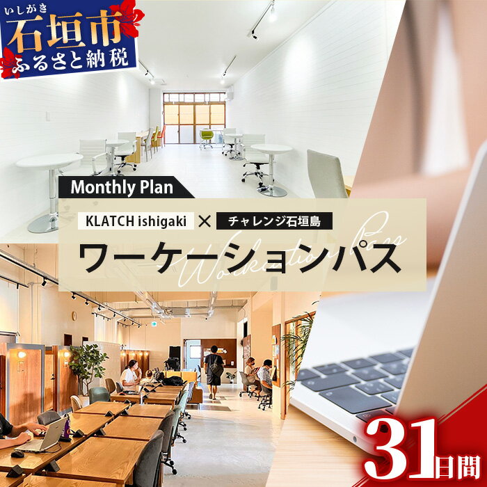 ワーケーションパス−Monthly Plan 沖縄県 石垣市 石垣島 コワーキング 利用券 パス KZ-1