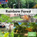 【ふるさと納税】Rainbow Forest(レインボーフォレスト)施設利用券3,000円分 RF-1|沖縄県 石垣市 グランピング 宿泊券 旅行