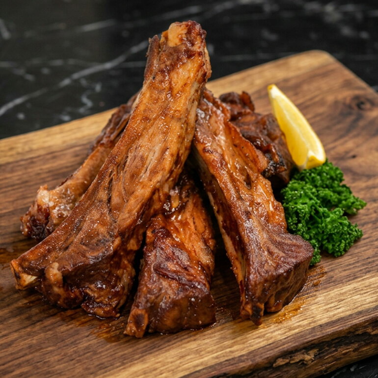 【ふるさと納税】【イバノセレクト】 BBQ スペアリブ 豚肉 1.6kg ( 800g × 2パック ) BBQソース