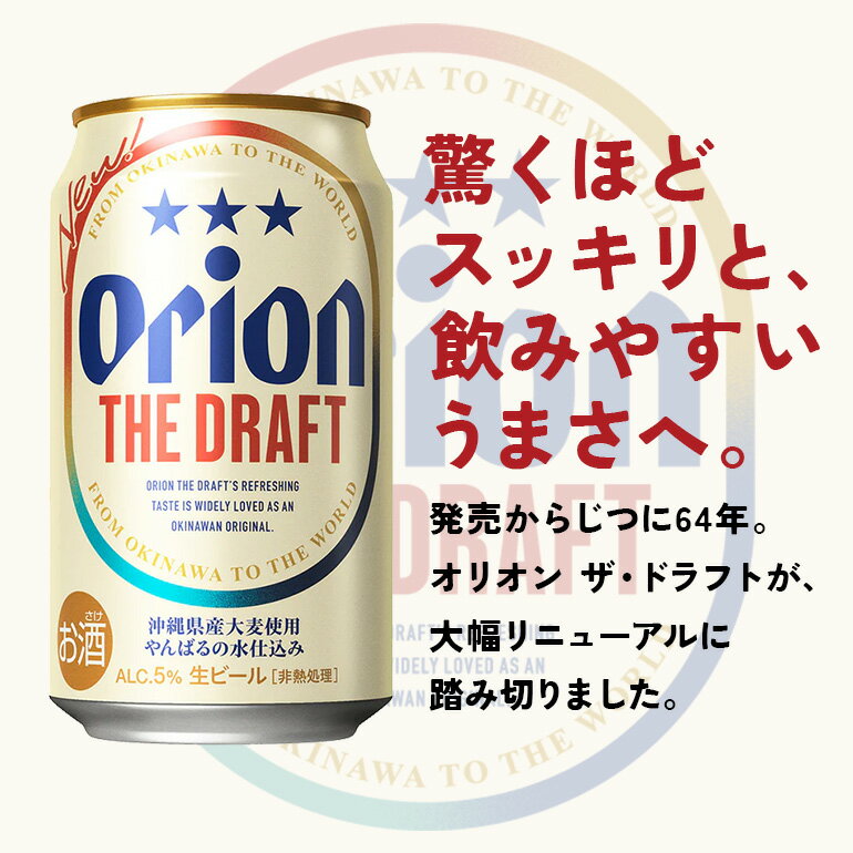 【ふるさと納税】オリオン　ザ・ドラフトビール（350ml缶×24本）＆サザンスター（350ml缶×24本）