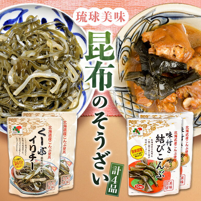 【ふるさと納税】【琉球美味】昆布のそうざいセット