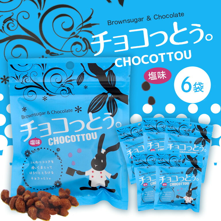 【ふるさと納税】 チョコっとう。塩味 6袋 173-24