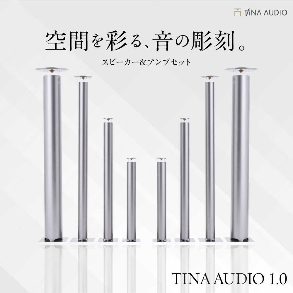 【ふるさと納税】知名オーディオ TINA AUDIO 1.0 スピーカー&アンプセット スピーカー サウンドバー 高音質 おすすめ おしゃれ 沖縄市 / 有限会...