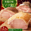 【ふるさと納税】【ふるさと納税限定】TESIOの自家製ブロックハム3種セット (各800g) 豚肉 ブロック ハム 詰め合わせ ギフト ハム お中元 ハム 詰め...