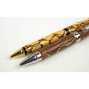 【ふるさと納税】沖縄県産 木製ボールペン (インレイシリーズ / 1本) ボールペン 文房具 ギフト プレゼント おしゃれ 沖縄市 / かねせん工房 [BCBS...