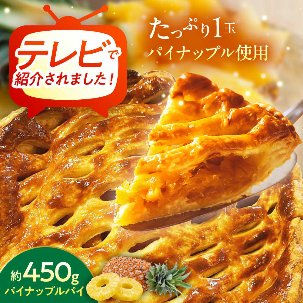 【ふるさと納税】【TVで紹介！】オリジナル★パイナップルパイ (直径約18cm / 約450g) パイン アップルパイ お取り寄せ 絶品 ギフト 沖..