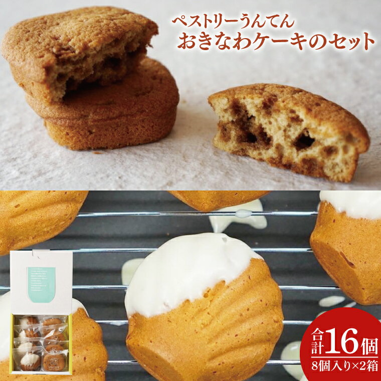 [ペストリーうんてん]おきなわケーキのセット 8個入り×2(BN001-1)