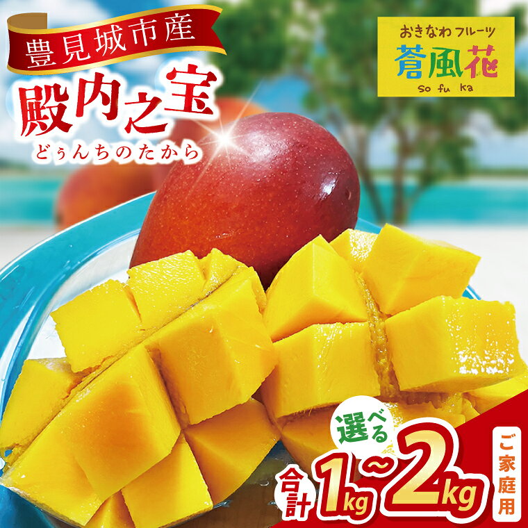 237位! 口コミ数「0件」評価「0」【選べる内容量】 【2026年7月より順次発送】豊見城産マンゴー『殿内之宝(どぅんちのたから)』(ご家庭用)｜マンゴー フルーツ 果物 くだもの 先行予約 完熟マンゴー 沖縄フルーツ 家庭用 おきなわ･･･ 