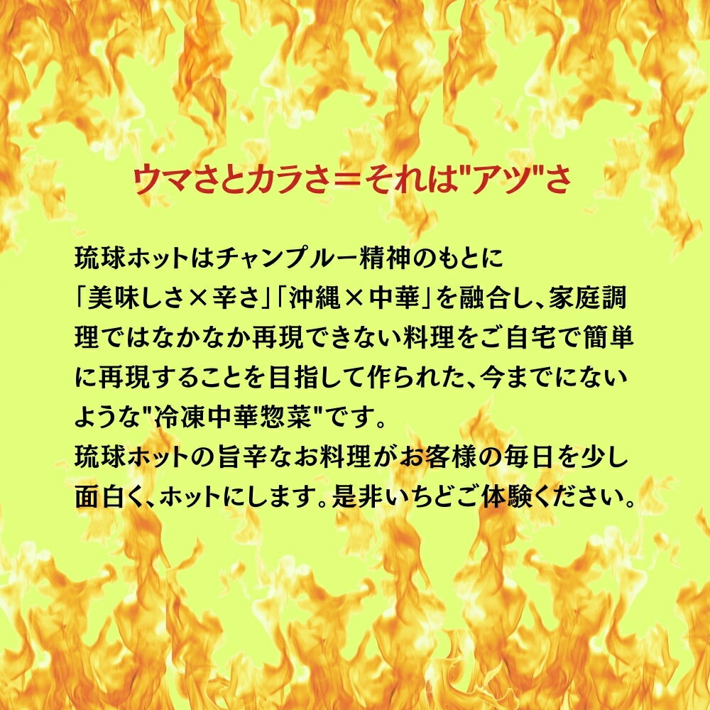 【ふるさと納税】普龍通冷凍本格旨辛中華料理　琉球ホット（冷凍品） ＜6個入り＞【アンリッシュ食品工業】